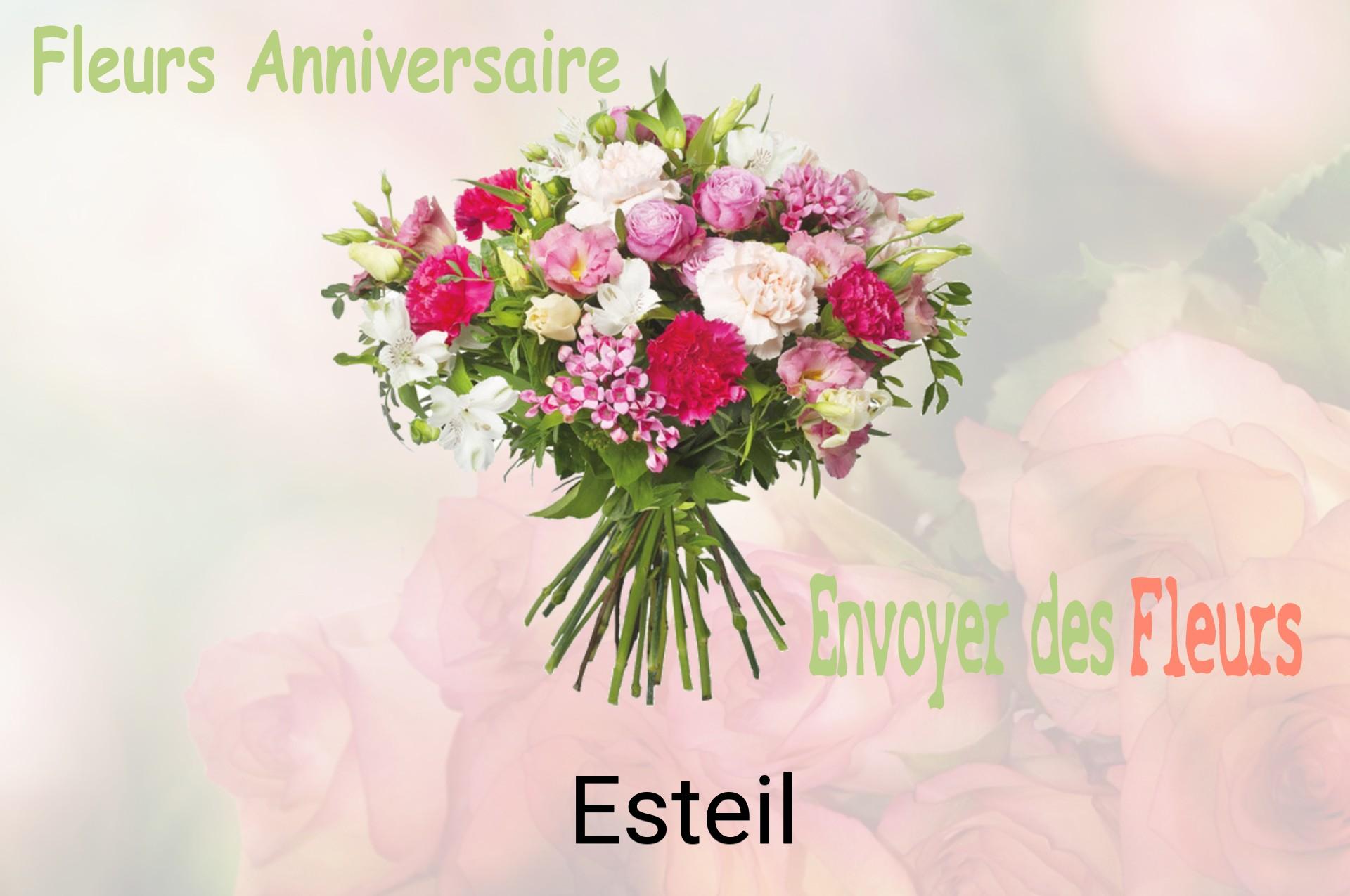 Bouquet de fleurs d’anniversaire livré à Esteil